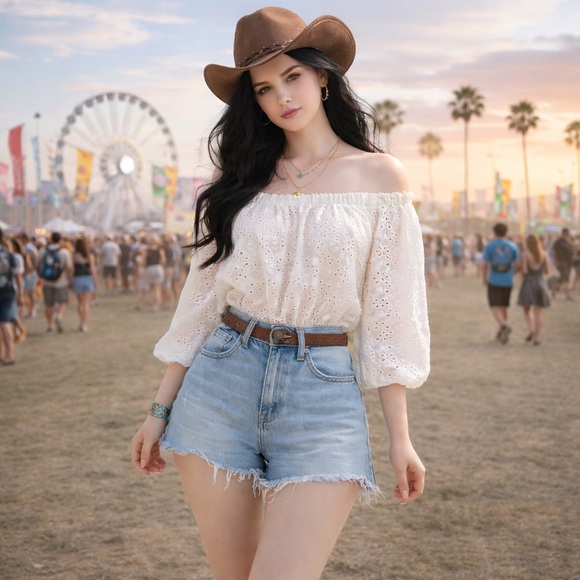 MOTHER The Scrapper Fray Cutoff Denim Shorts Light Wash Festival Vibes 28